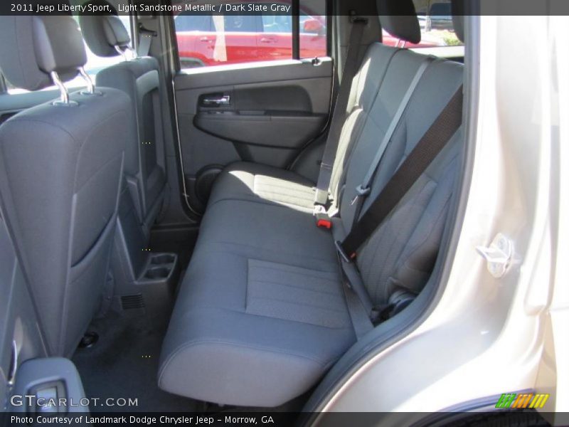Light Sandstone Metallic / Dark Slate Gray 2011 Jeep Liberty Sport
