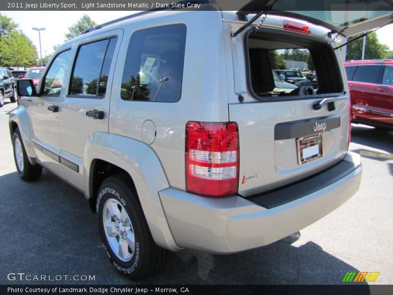 Light Sandstone Metallic / Dark Slate Gray 2011 Jeep Liberty Sport