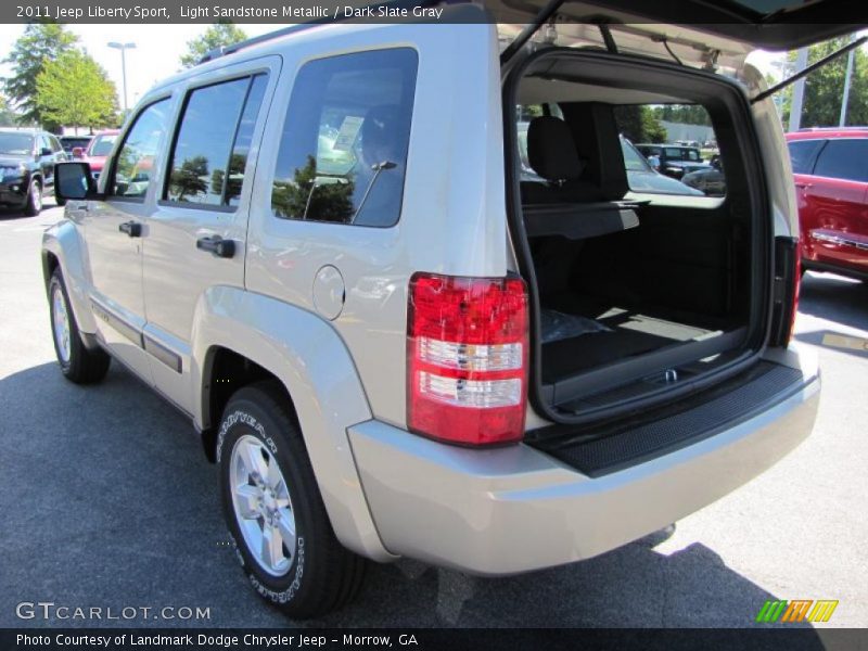 Light Sandstone Metallic / Dark Slate Gray 2011 Jeep Liberty Sport