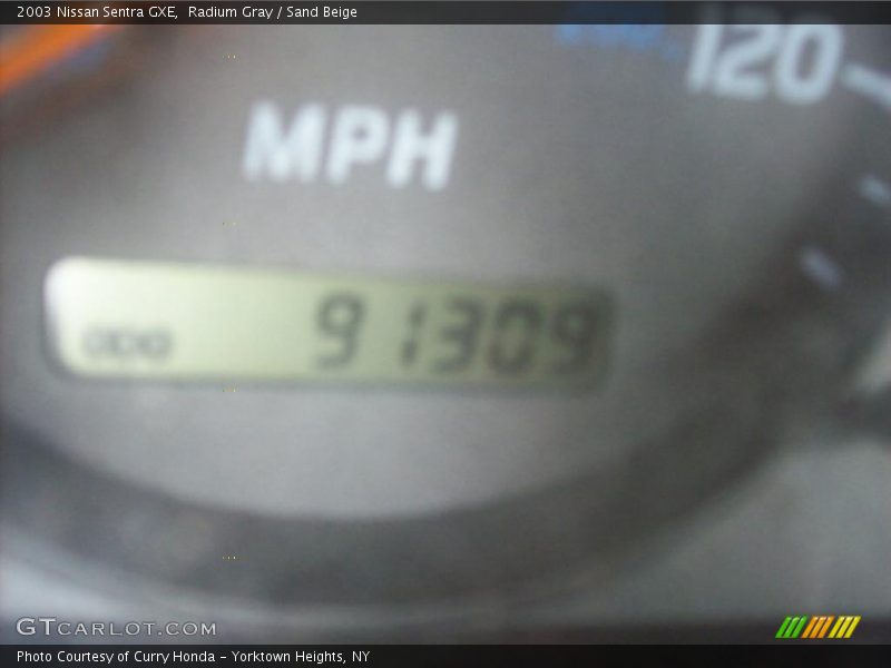 Radium Gray / Sand Beige 2003 Nissan Sentra GXE