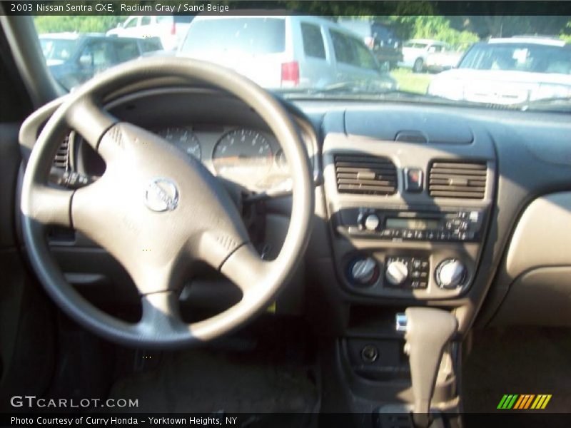 Radium Gray / Sand Beige 2003 Nissan Sentra GXE