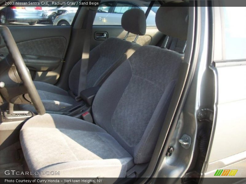 Radium Gray / Sand Beige 2003 Nissan Sentra GXE