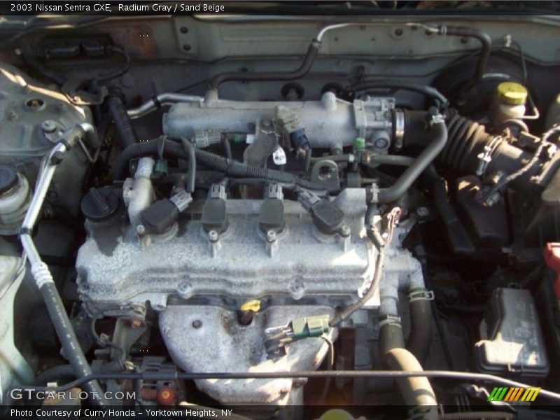 Radium Gray / Sand Beige 2003 Nissan Sentra GXE
