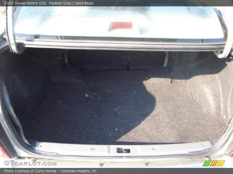 Radium Gray / Sand Beige 2003 Nissan Sentra GXE