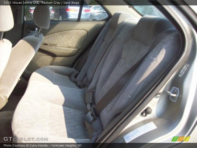 Radium Gray / Sand Beige 2003 Nissan Sentra GXE
