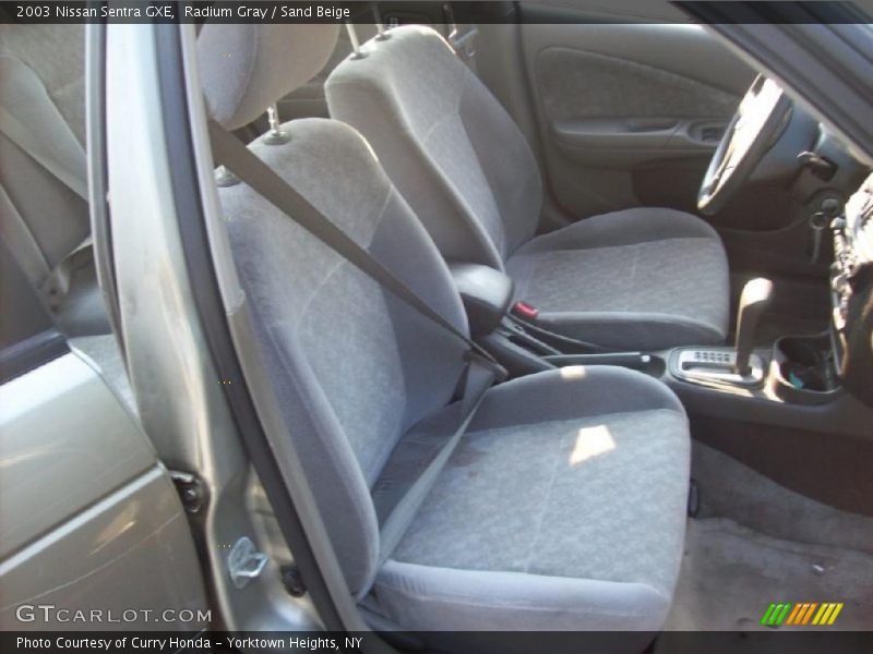 Radium Gray / Sand Beige 2003 Nissan Sentra GXE
