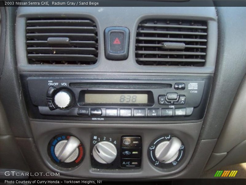 Radium Gray / Sand Beige 2003 Nissan Sentra GXE