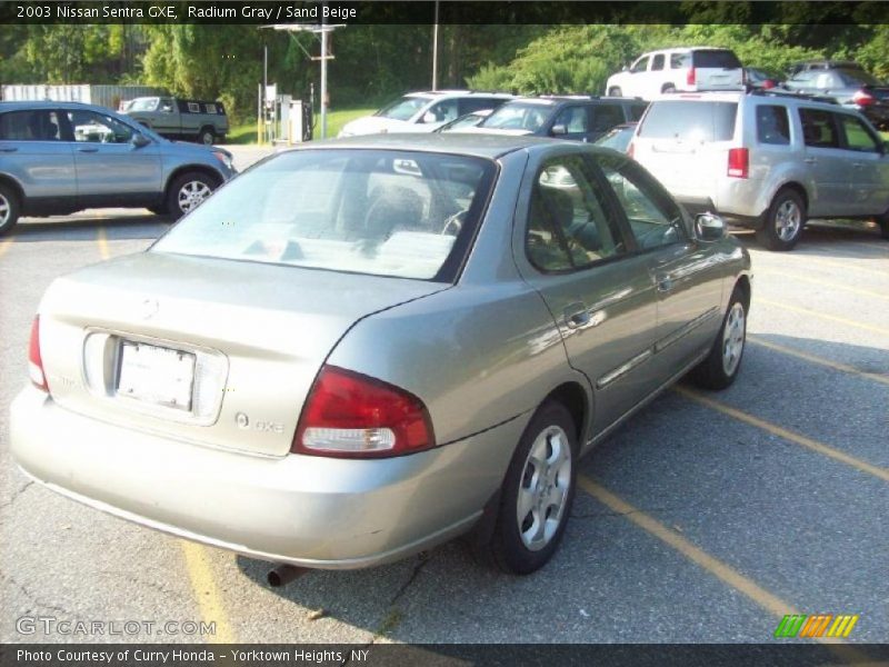 Radium Gray / Sand Beige 2003 Nissan Sentra GXE
