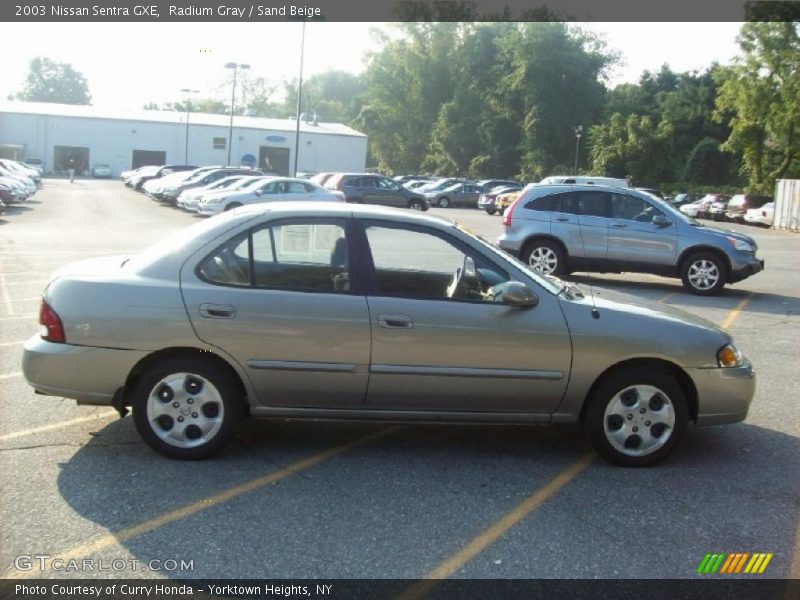 Radium Gray / Sand Beige 2003 Nissan Sentra GXE