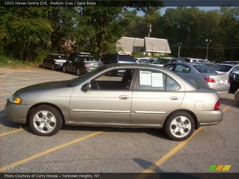 Radium Gray / Sand Beige 2003 Nissan Sentra GXE