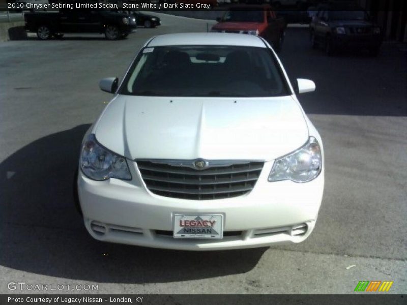 Stone White / Dark Slate Gray 2010 Chrysler Sebring Limited Sedan