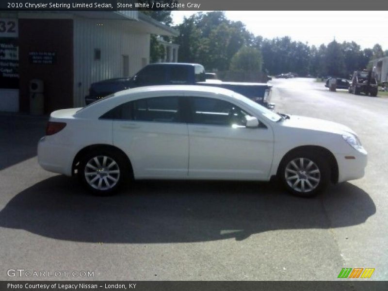 Stone White / Dark Slate Gray 2010 Chrysler Sebring Limited Sedan