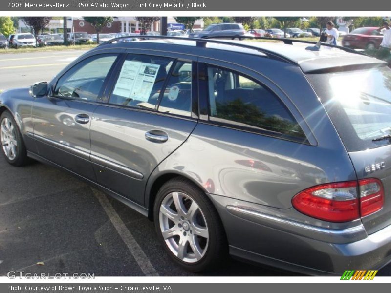 Flint Grey Metallic / Black 2008 Mercedes-Benz E 350 4Matic Wagon