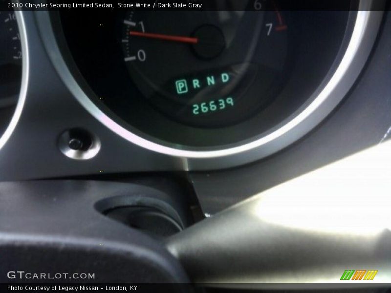 Stone White / Dark Slate Gray 2010 Chrysler Sebring Limited Sedan