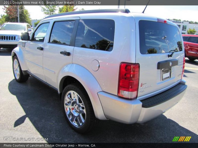 Bright Silver Metallic / Dark Slate Gray 2011 Dodge Nitro Heat 4.0