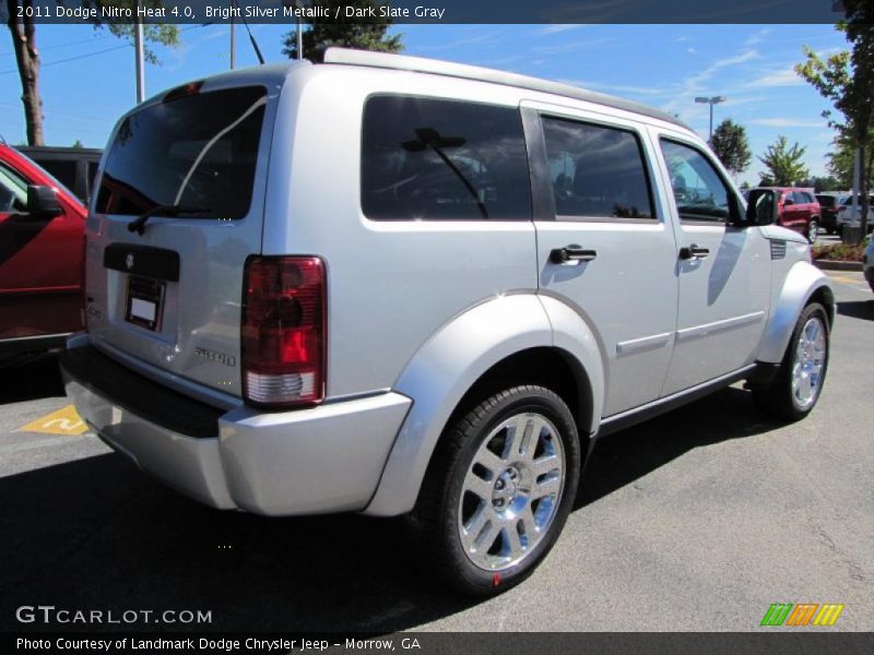 Bright Silver Metallic / Dark Slate Gray 2011 Dodge Nitro Heat 4.0