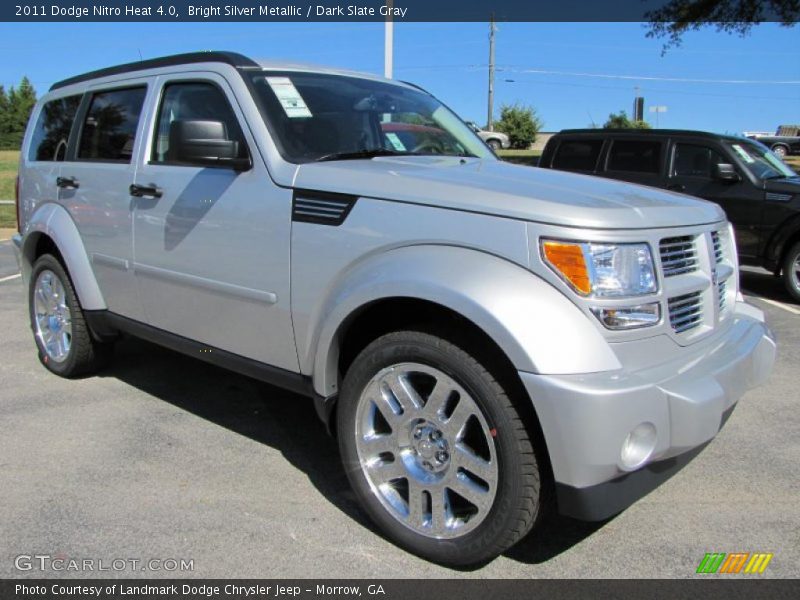 Bright Silver Metallic / Dark Slate Gray 2011 Dodge Nitro Heat 4.0