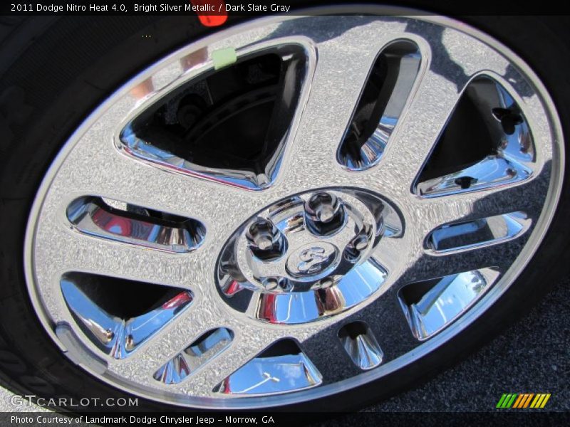 Bright Silver Metallic / Dark Slate Gray 2011 Dodge Nitro Heat 4.0