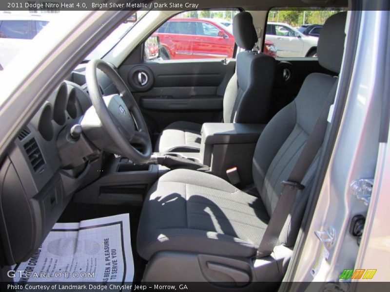 Bright Silver Metallic / Dark Slate Gray 2011 Dodge Nitro Heat 4.0