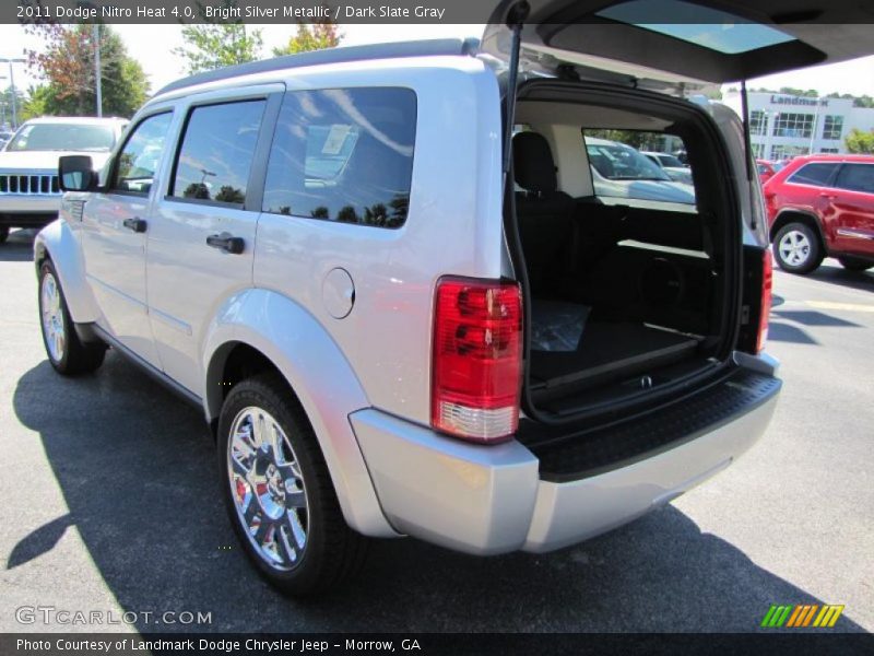 Bright Silver Metallic / Dark Slate Gray 2011 Dodge Nitro Heat 4.0