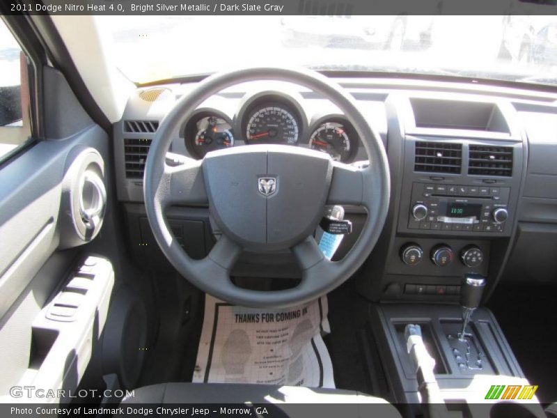 Bright Silver Metallic / Dark Slate Gray 2011 Dodge Nitro Heat 4.0