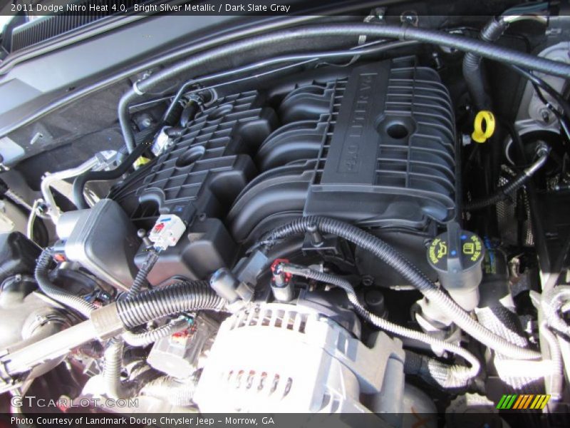 Bright Silver Metallic / Dark Slate Gray 2011 Dodge Nitro Heat 4.0
