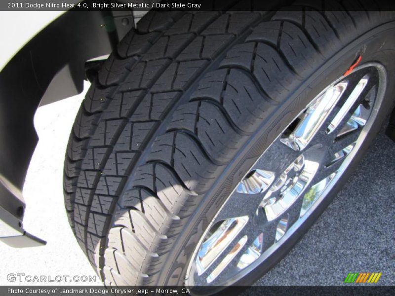 Bright Silver Metallic / Dark Slate Gray 2011 Dodge Nitro Heat 4.0