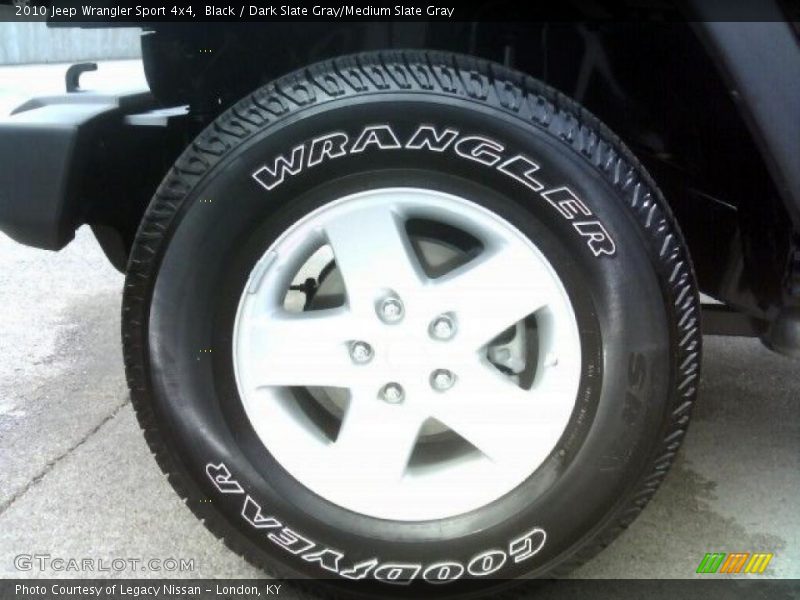 Black / Dark Slate Gray/Medium Slate Gray 2010 Jeep Wrangler Sport 4x4