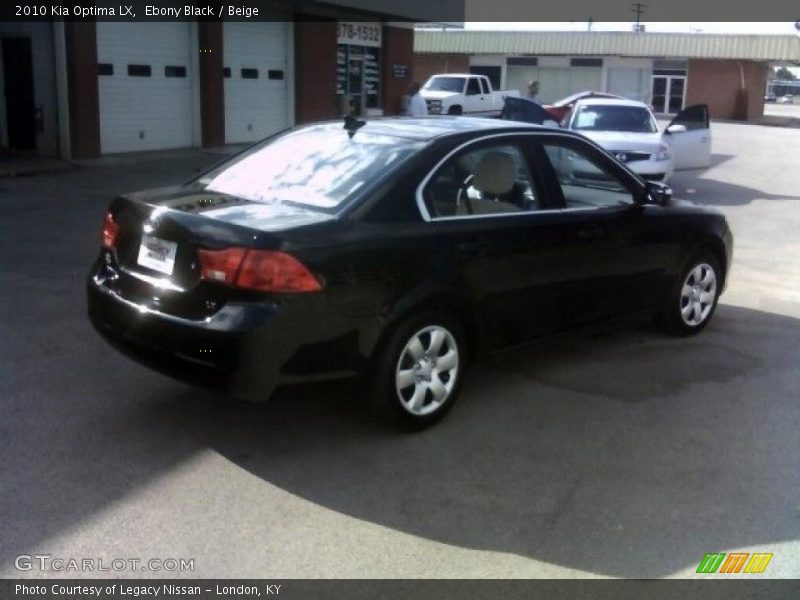 Ebony Black / Beige 2010 Kia Optima LX