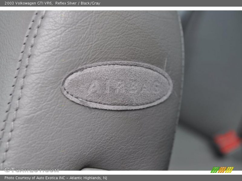 Reflex Silver / Black/Gray 2003 Volkswagen GTI VR6