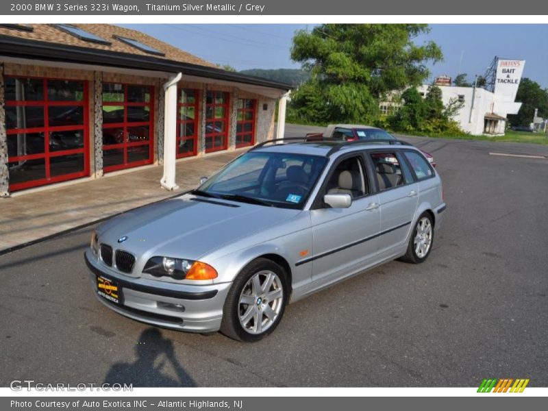 Titanium Silver Metallic / Grey 2000 BMW 3 Series 323i Wagon