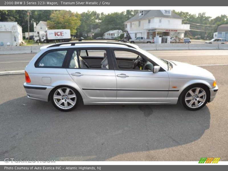 Titanium Silver Metallic / Grey 2000 BMW 3 Series 323i Wagon