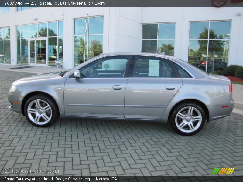 Quartz Gray Metallic / Ebony 2007 Audi A4 2.0T Sedan