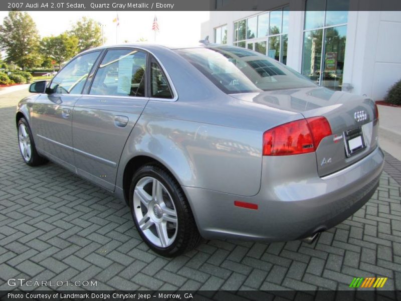 Quartz Gray Metallic / Ebony 2007 Audi A4 2.0T Sedan