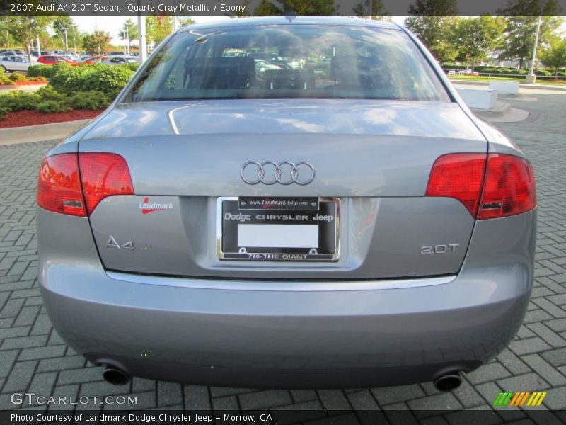 Quartz Gray Metallic / Ebony 2007 Audi A4 2.0T Sedan