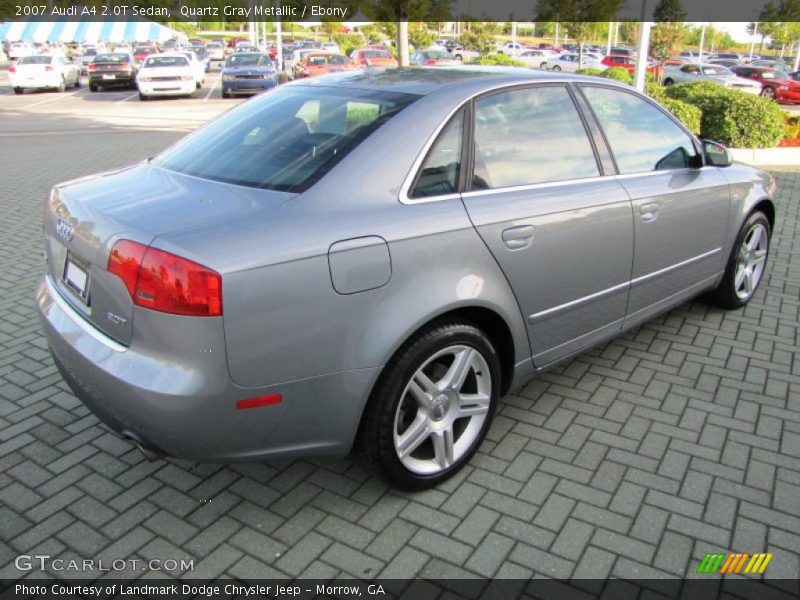 Quartz Gray Metallic / Ebony 2007 Audi A4 2.0T Sedan