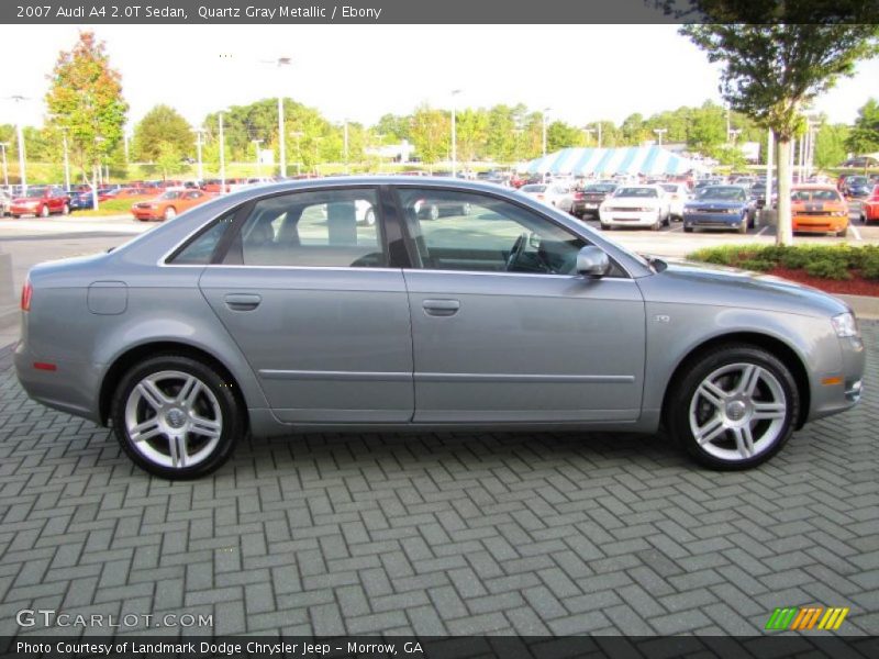 Quartz Gray Metallic / Ebony 2007 Audi A4 2.0T Sedan