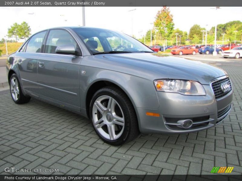 Quartz Gray Metallic / Ebony 2007 Audi A4 2.0T Sedan