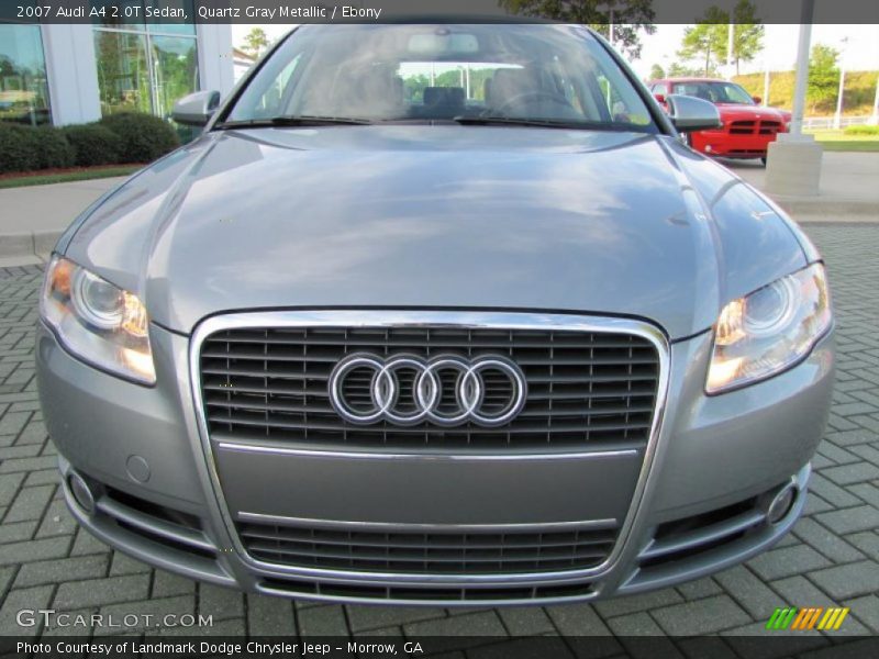 Quartz Gray Metallic / Ebony 2007 Audi A4 2.0T Sedan