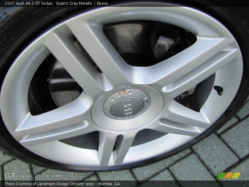 Quartz Gray Metallic / Ebony 2007 Audi A4 2.0T Sedan