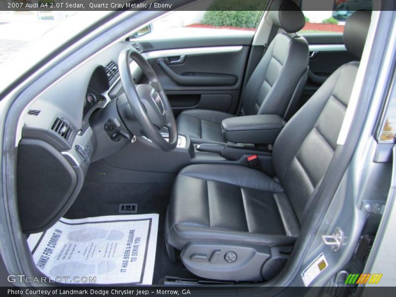 Quartz Gray Metallic / Ebony 2007 Audi A4 2.0T Sedan