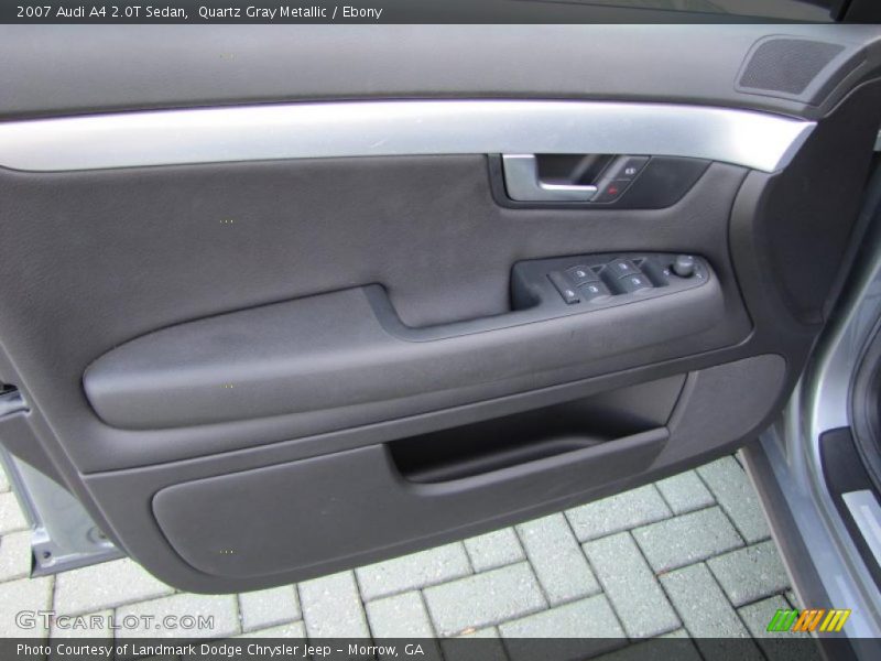 Quartz Gray Metallic / Ebony 2007 Audi A4 2.0T Sedan
