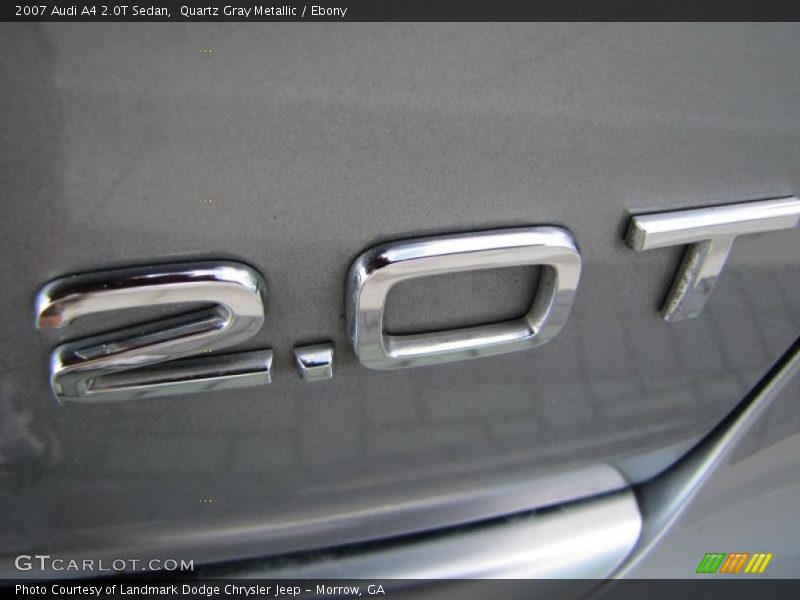 Quartz Gray Metallic / Ebony 2007 Audi A4 2.0T Sedan