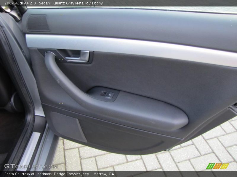 Quartz Gray Metallic / Ebony 2007 Audi A4 2.0T Sedan