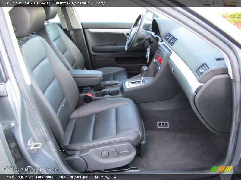 Quartz Gray Metallic / Ebony 2007 Audi A4 2.0T Sedan