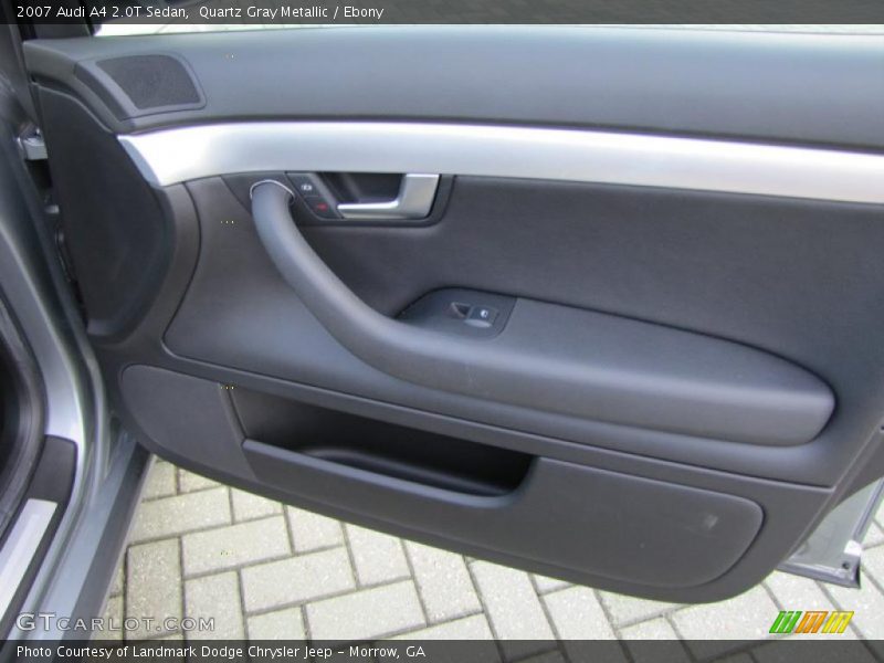 Quartz Gray Metallic / Ebony 2007 Audi A4 2.0T Sedan