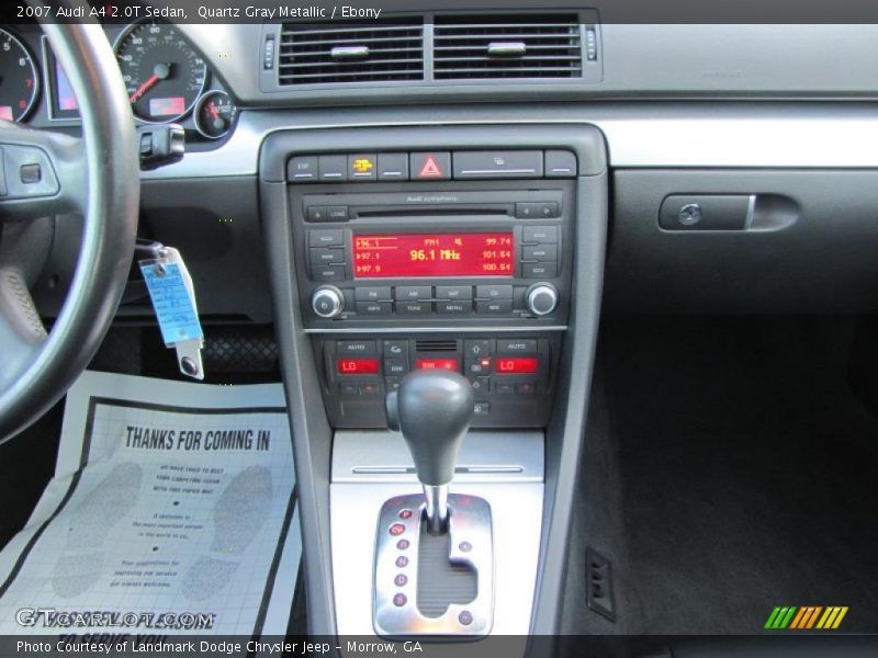 Quartz Gray Metallic / Ebony 2007 Audi A4 2.0T Sedan