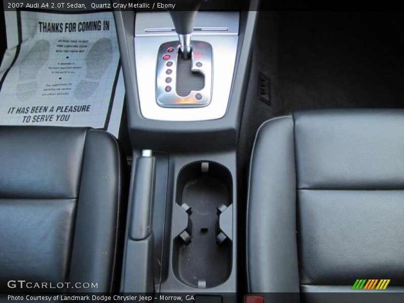 Quartz Gray Metallic / Ebony 2007 Audi A4 2.0T Sedan