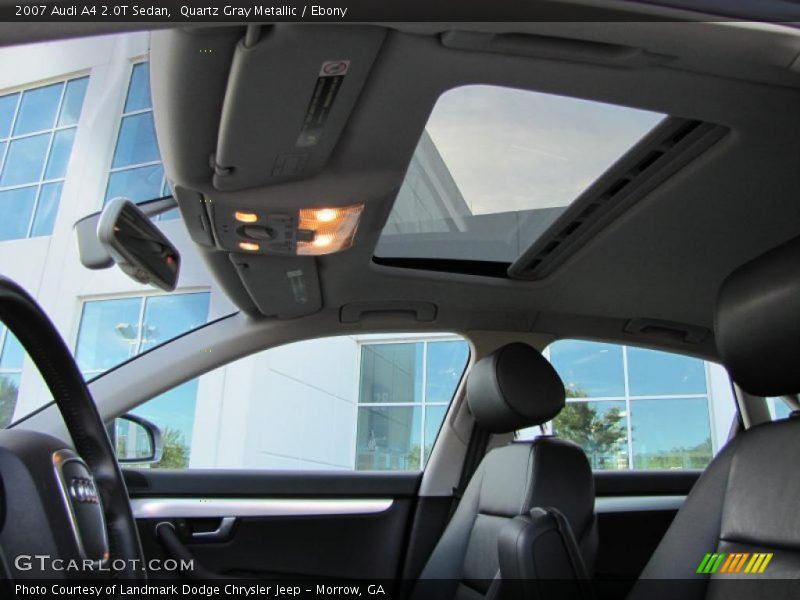 Quartz Gray Metallic / Ebony 2007 Audi A4 2.0T Sedan
