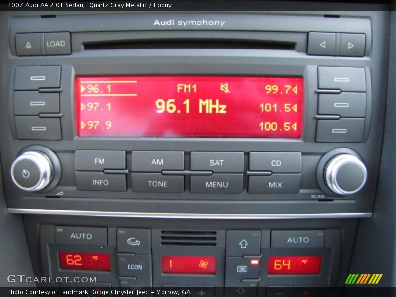 Quartz Gray Metallic / Ebony 2007 Audi A4 2.0T Sedan